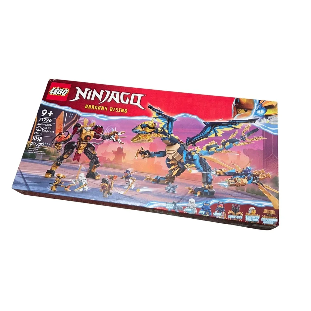 LEGO Ninjago 71796 Elemental Dragon vs The Empress Mech Building Toy 1038 Pieces